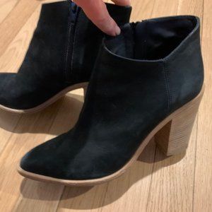 Vince Black Suede Boots